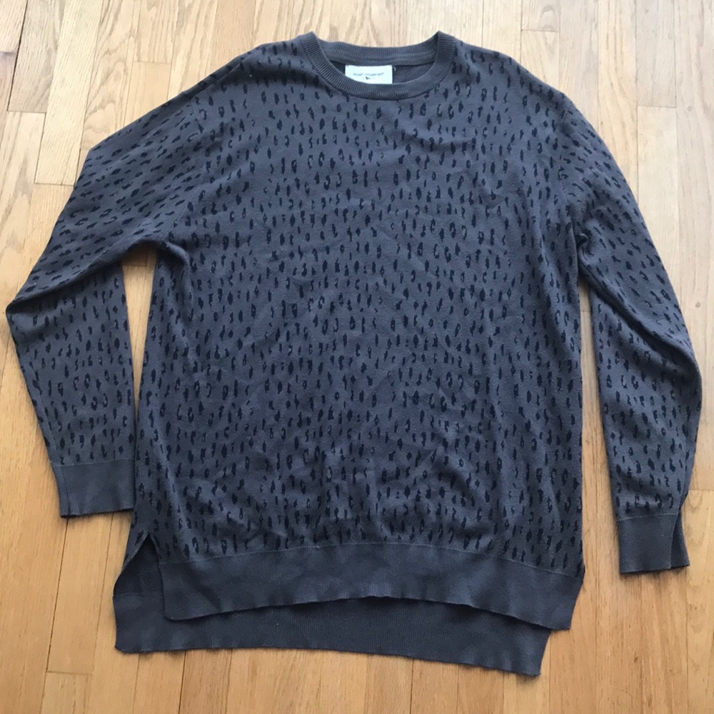 Leopard Print Sweater - XL